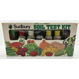 Sudbury Soil Test Kit Lawn Garden Plants Yard Flowers Shrubs Vegetables 1988 NIB